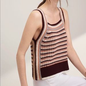 Aritzia Wilfred camut knit tank size small